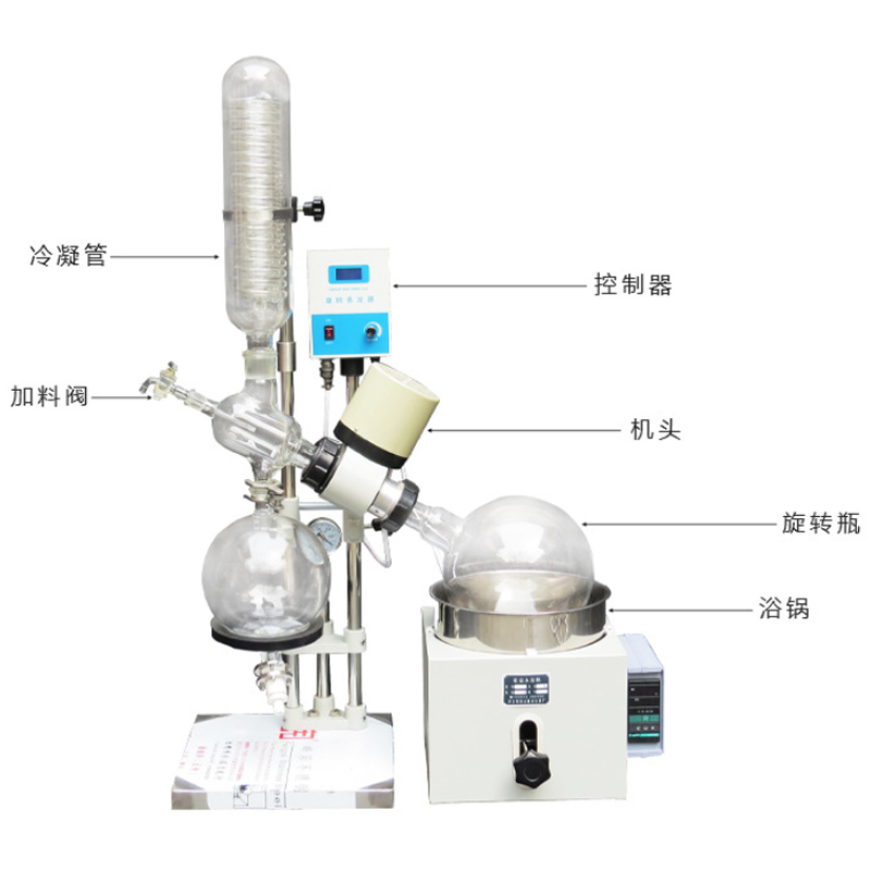 使用旋转蒸发仪浓缩提纯茶叶香料的方法